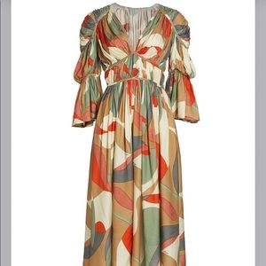 Cult Gaia Anysia Dress XS NWT Light Lava